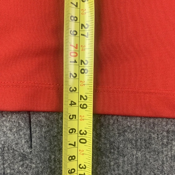 Galvin Green Mens Short Sleeve Golf Polo Shirt Size M Red - Picture 9 of 9